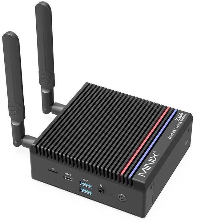 Alt view image 4 of 7 - MINIX Z350-0dB Fanless Silent Mini PC, Intel i3-N350 up to 3.9GHz,16GB DDR4, 512GB NVMe SSD,Dual 4K HDMI 2.1, 2.5G LAN & WiFi 6,Zero Noise Full Metal Desktop Computer,VESA Mountable,Windows 11 Pro