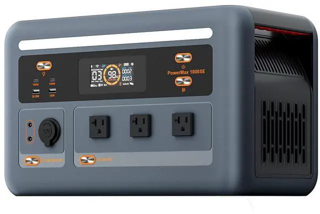 Main image of Oscal Portable Power Station 1024Wh LiFePO,1800W Rated / 3600W Surge, 10 Outputs, 800W Solar & 700W AC Fast Charging, 0.01s UPS, Pure Sine Wave AC for Outdoor & Home Backup