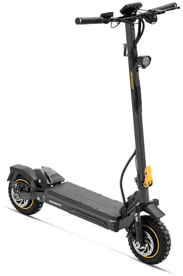 Alt view image 3 of 7 - Ausom K20 Pro Dual Motor 2800W Fast Electric Scooter, 48V 18Ah Foldable off-Road E-Scooter with LCD Display, 22/28/36 mph Speed, 56 Miles Long Range, Max 287 lbs, Commuter Electric Scooter with NFC