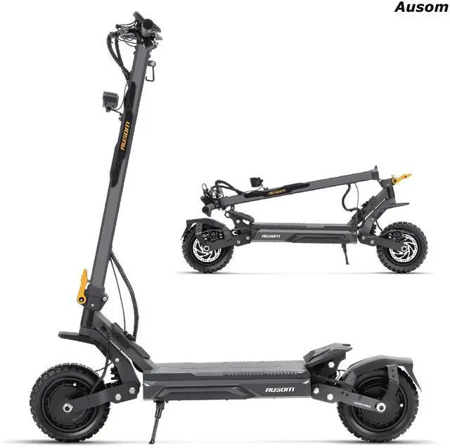 Main image of Ausom Dual Motor Electric Scooter for Men Women, 2800W Peak Power 10/15/20 mph, 56Nm Max Range, 33% Climbing,NFC & Passcode Lock,Swingarm Suspension Off-Road E-Scooter, IP54 Waterproof Scooter