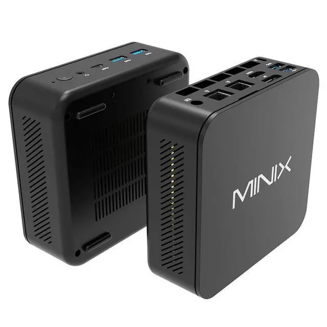 Alt view image 2 of 7 - MINIX NGC NR660 Mini PC AMD Ryzen 5 6600H 6C/12T Radeon 660M ,16GB DDR5 4800MHz 512GB PCIe SSD,Dual PCIe4.0 M.2 / Dual DDR5 Slot Max 64GB RAM, Quad 4K Display Dual 2.5G LAN,Win11 Pro, VESA Mount