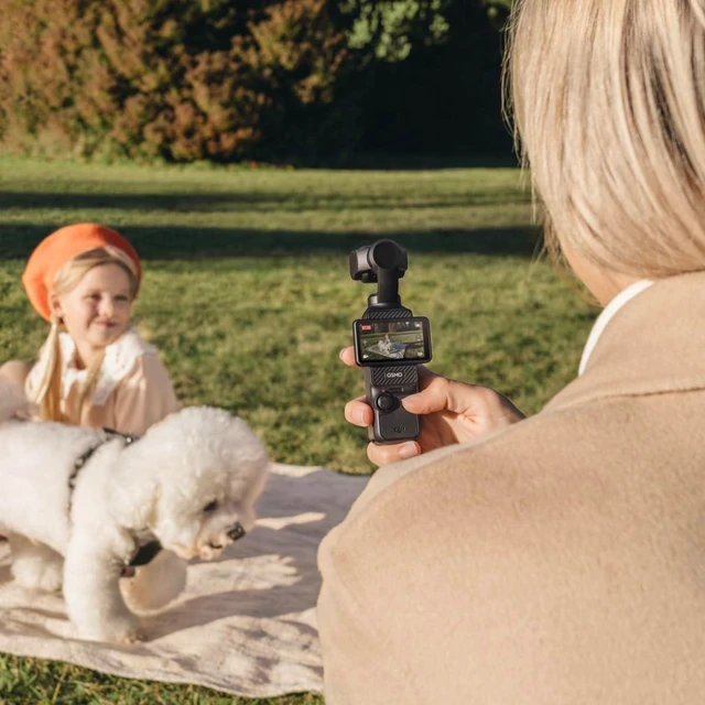 Alt view image 7 of 7 - DJI Osmo Pocket 3 Handheld 3-Axis Gimbal Stabilizer Camera, 1-Inch CMOS Sensor, 4K/120fps Video, 2-Inch Rotatable Touchscreen