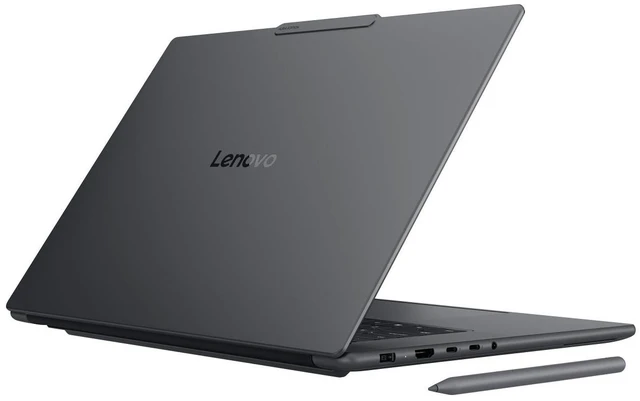 Alt view image 3 of 7 - Lenovo Pro 9i Aura - 16" 3.2K 120Hz OLED (2560x1600) Touchscreen, Intel Core Ultra 9 386H Series 3 Processor, 32GB RAM, 1TB SSD, GeForce RTX 5060, Wi-Fi 7, Win 11 Home with Copilot+, Lenovo Pen Gen 2