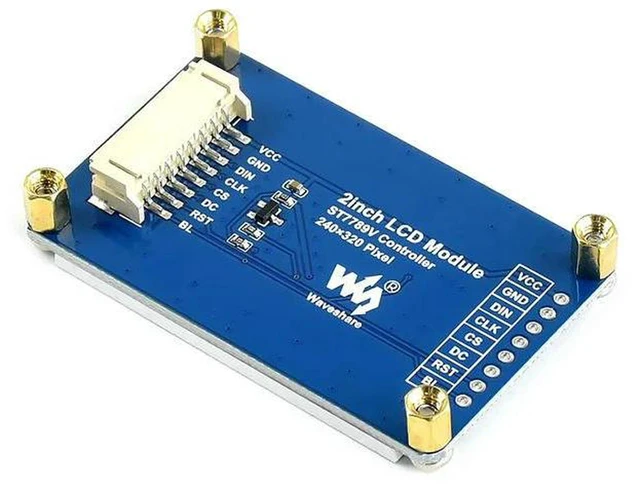 Alt view image 2 of 3 - AJMRTC 2inch IPS LCD Display Module, 240×320 Resolution SPI Interface Screen, ST7789VW Driver, Compatible with STM32, Raspberry Pi, VisionFive2, Embedded Development Small Display for Maker DIY Projec