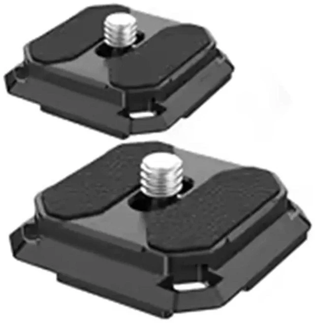 Main image of AJMRTC 2Pcs Universal 38mm Square Arca-Type Quick Release Plate, Micro Single Camera Base Mount, Arca Swiss Standard QR Plate for Mirrorless Camera, Tripod Ball Head Photography Accessories