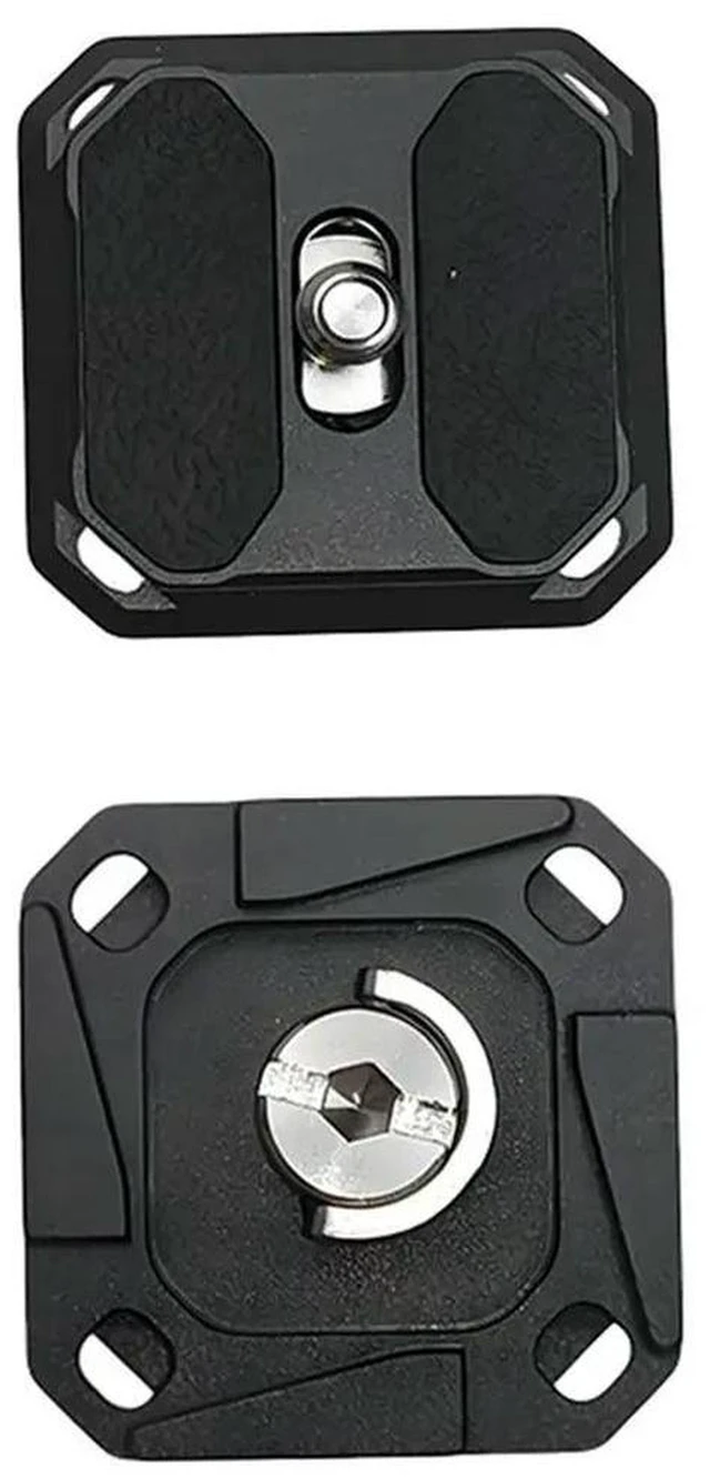 Alt view image 2 of 3 - AJMRTC 2Pcs Universal 38mm Square Arca-Type Quick Release Plate, Micro Single Camera Base Mount, Arca Swiss Standard QR Plate for Mirrorless Camera, Tripod Ball Head Photography Accessories