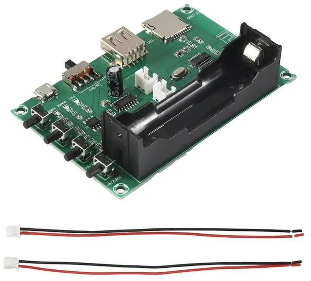 Alt view image 2 of 3 - AJMRTC XH-A150 Bluetooth Digital Power Amplifier Board, 5W+5W Dual Channel Lithium Battery Rechargeable Amp Module, DIY Small Speaker Audio Amplifier Board for Android Bluetooth Audio Projects