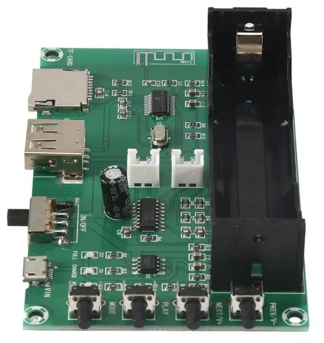Alt view image 3 of 3 - AJMRTC XH-A150 Bluetooth Digital Power Amplifier Board, 5W+5W Dual Channel Lithium Battery Rechargeable Amp Module, DIY Small Speaker Audio Amplifier Board for Android Bluetooth Audio Projects