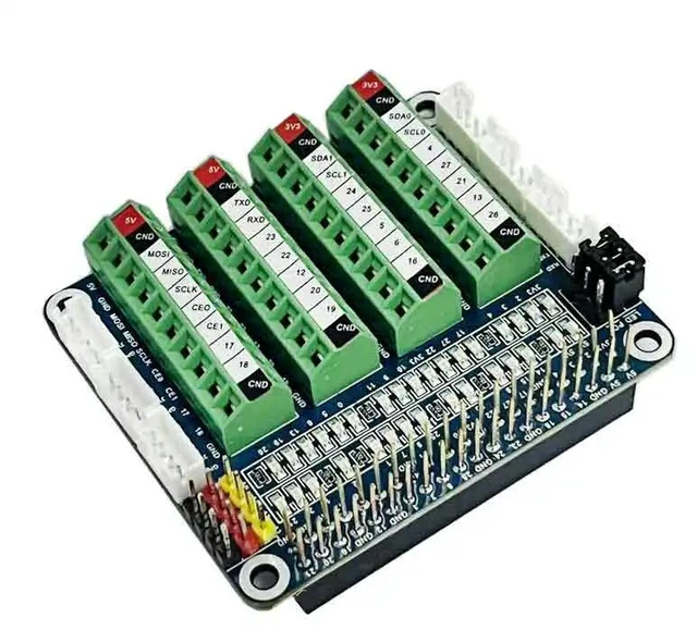 Alt view image 3 of 3 - AJMRTC PCF8591 Expansion Board, ADC DAC Analog IO Module with LED GPIO Test Pins for Raspberry Pi, PCF8591 Analog to Digital Digital to Analog Converter Sensor Board