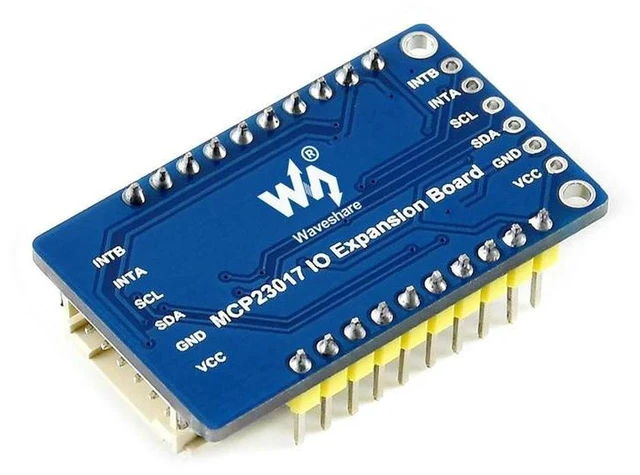 Alt view image 4 of 6 - AJMRTC MCP23017 IO Expansion Board, I2C Interface 16 Channel Digital IO Expander Module, Expand 16 I/O Pins for Raspberry Pi, STM32 Microcontroller, GPIO Extension Carrier Board