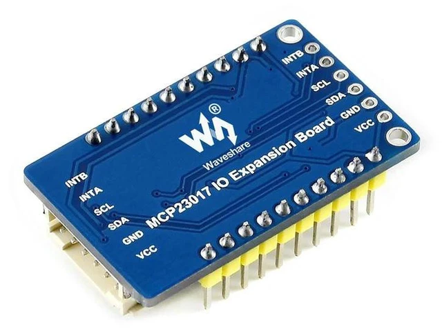 Alt view image 2 of 6 - AJMRTC MCP23017 IO Expansion Board, I2C Interface 16 Channel Digital IO Expander Module, Expand 16 I/O Pins for Raspberry Pi, STM32 Microcontroller, GPIO Extension Carrier Board