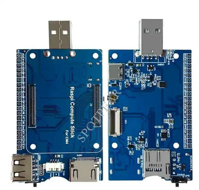 Alt view image 2 of 6 - AJMRTC Pi Compute Module 4 CM4 IO Board, CM4 Core Compute Stick Programming Tool, CM4 Carrier Base Board for Raspberry Pi CM4 Module, Debug and Expansion Board for Industrial Embedded Development