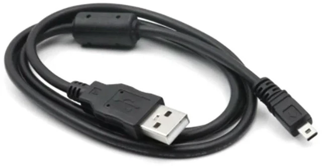 Main image of AJMRTC Universal USB to 8Pin Small Port Data Charging Cable, 5-Core USB to 8P Cord for Digital Cameras and Mobile Phones, NNR USB 8-Pin Sync & Power Cable for Old Camera and Portable Devices