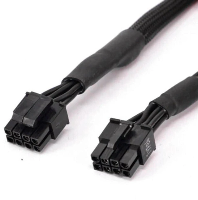 Main image of AJMRTC CPU 8Pin to 4+4Pin Modular Power Supply Cable, CPU 8P to 4+4P ATX Power Cord for Corsair RM550X RM650X RM750X RM850X RM1000X Modular PSU, Motherboard CPU Power Extension Cable