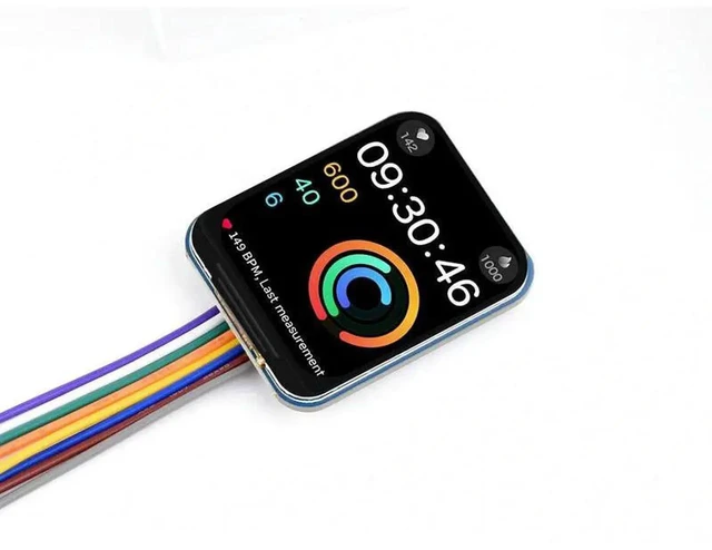 Alt view image 3 of 6 - AJMRTC 1.69 Inch IPS LCD Display Module, SPI Interface 240×280 Resolution 262K Colors IPS Screen for Raspberry Pi, Compact Embedded Color Display Panel for HMI and IoT Visual Projects