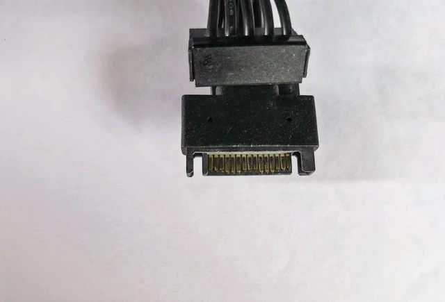 Alt view image 2 of 3 - AJMRTC SATA 15Pin Power Splitter Cable, 1 Male to 5 Female 15Pin SATA Power Adapter Cord for SSD, HDD Storage Drives, 1-to-5 SATA Power Cable for PC and NAS Storage Expansion