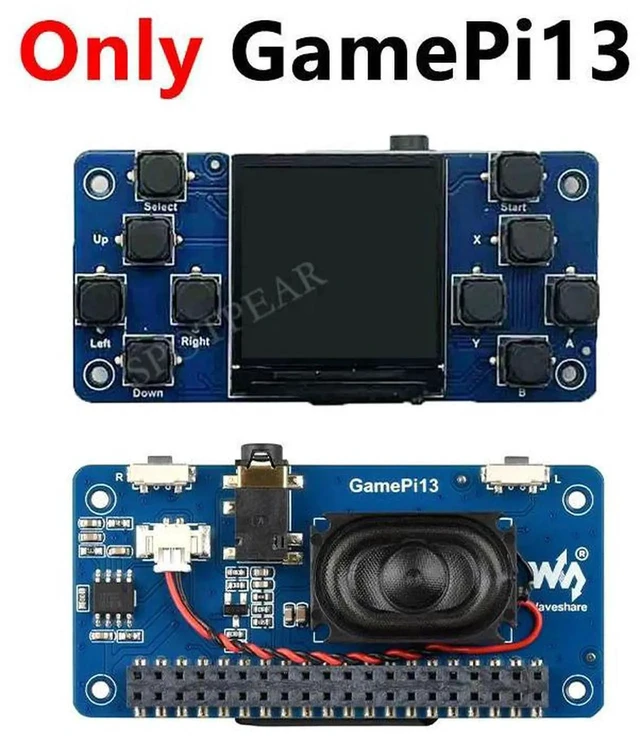 Alt view image 6 of 6 - AJMRTC Waveshare 1.3 Inch LCD Display Module with Game Buttons & Audio Buzzer, SPI IPS Screen 240×240 ST7789 Driver for Raspberry Pi Zero 2W, 3B, 4B, Pi5 and RP2040-PiZero, Retro Game & Embedded HMI E