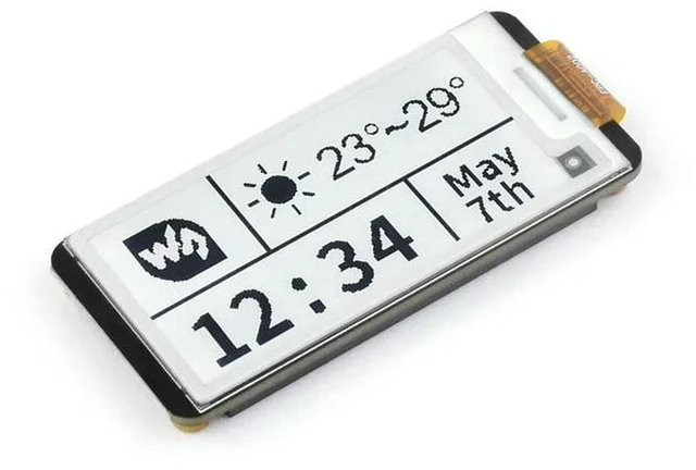 Alt view image 3 of 6 - AJMRTC 2.13inch E-Paper HAT+, Black & White SPI E-Ink Display Module, 250×122 Resolution, Low Power E-Paper Screen for Raspberry Pi and Jetson Nano, Embedded Electronic Paper for IoT Signage & Image D