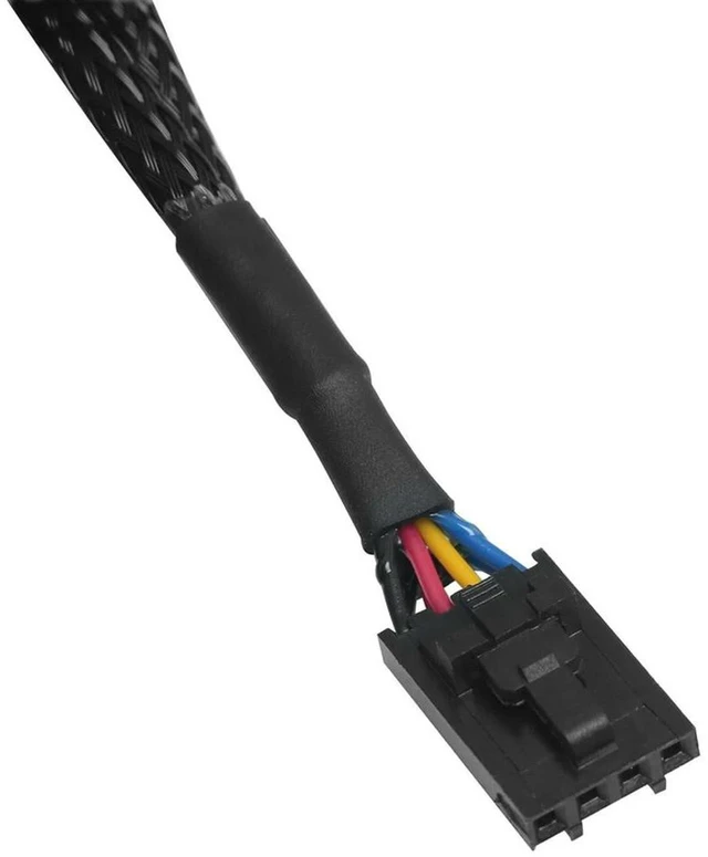 Alt view image 3 of 3 - AJMRTC Premium RGB Lighting Extension Splitter Cable, 1 Male to 2 Female 4Pin RGB Power Cord, 4Pin Male RGB Splitter for LED RGB Strip Light, PC Case Fan and RGB Lighting Modification Projects
