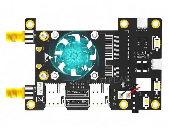 Alt view image 3 of 5 - AJMRTC Mini PCIe 3G/4G LTE HAT Module, Wireless Cellular Expansion Board for ARTIK, Rock64, Tinker Board and Latte Panda, IoT Cellular Communication Accessory for Embedded Projects