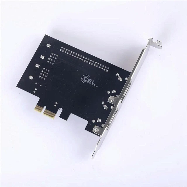 Main image of AJMRTC PCIe to SATA 2.0 + IDE + eSATA Combo Controller Card, PCI-E X1 Adapter Converter with Dual SATA Ports, Desktop PC Internal & External Storage Expansion Card
