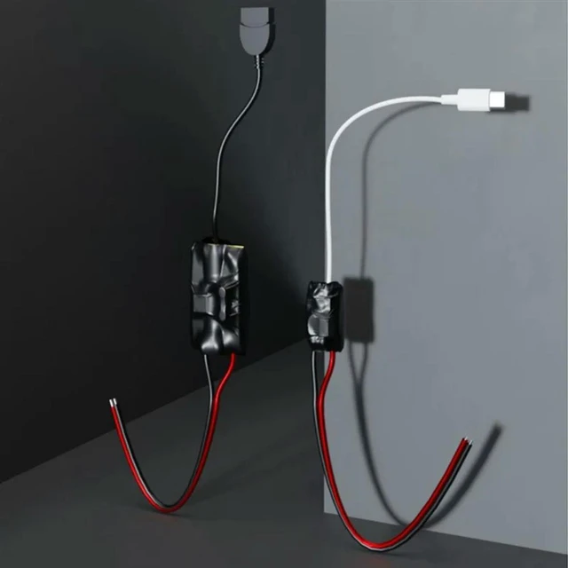 Alt view image 3 of 3 - AJMRTC 220V to 5V 2A Power Supply Adapter, Built-in Overheat & Overload Protection, AC-DC Converter for LED, Embedded Modules and Small Electronic Devices
