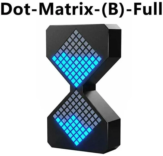 Main image of AJMRTC Cyberpunk LED Matrix Hourglass DIY Soldering Kit, Gravity Sensor Countdown Timer Clock, STEM Educational Electronic Project for Beginners Learning Welding Practice