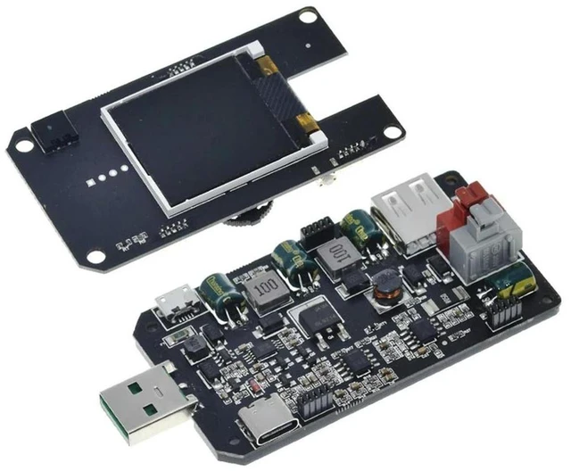 Alt view image 3 of 3 - AJMRTC CC CV Adjustable Digital USB DC-DC Step-Down Power Module, 0.6V-30V 2A 15W, 5V 9V 12V 24V Output, Desktop Variable Voltage Regulator Bench Power Supply for Electronic DIY Testing
