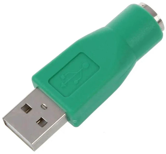 Alt view image 3 of 3 - AJMRTC 2 Pack PS/2 Female to USB Male Adapter Converter, USB to PS2 Connector for Desktop Keyboard and Mouse, USB Male to Dual PS/2 Female Port Adapter for PC Legacy Peripherals