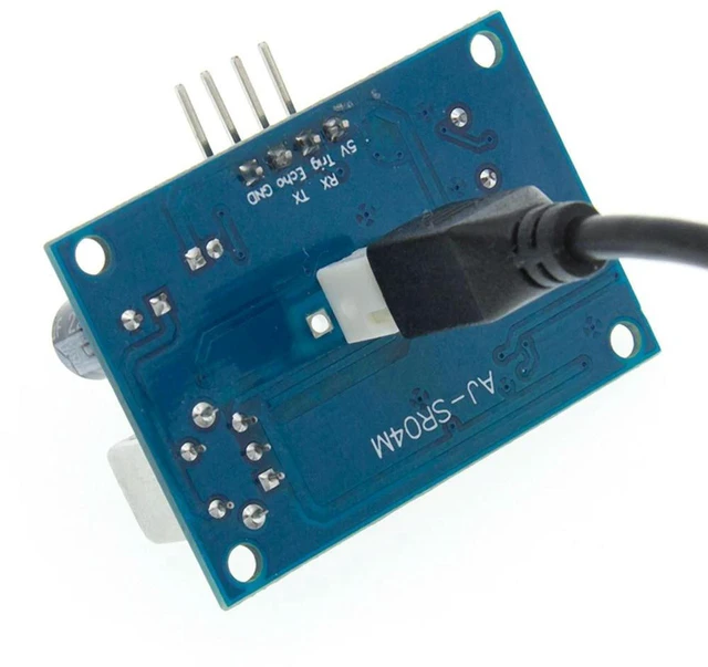 Alt view image 2 of 3 - AJMRTC 1 Set JSN-SR04T Waterproof Integrated Ultrasonic Module, Distance Measuring Transducer Sensor, Waterproof Ultrasonic Rangefinder Module Compatible with Raspberry Pi