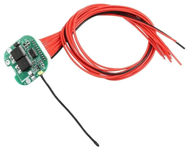 Alt view image 2 of 3 - AJMRTC 1Set 10S 36V 15A BMS Split Ports Battery Management Module, With Temperature Protection, Lithium Battery Pack BMS Board for 36V Lithium Battery Assembly