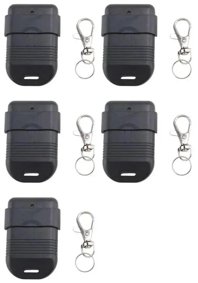 Alt view image 3 of 3 - AJMRTC 5Pcs 8 Dip Switch 433Mhz Fixed Code Copy Remote Control, 2 Channel Duplicator Remote, Wireless Transmitter for Garage Door Opener, Gate and Security Alarm System