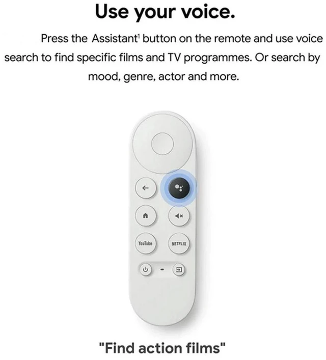 Main image of AJMRTC Replacement Bluetooth Voice Remote Control G9N9N, Compatible with 2020 Google 4K Snow Chromecast Google TV Media Player, Handheld Voice Search Remote with Netflix & YouTube Shortcut Keys