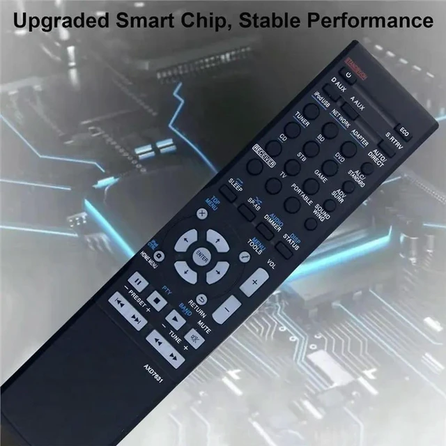 Alt view image 3 of 3 - AJMRTC AXD7631 Replacement Remote Control, Infrared Remote Compatible with Pioneer AV Receiver VSX-S300, VSX-S310, VSX-S300-S, VSX-S500-S, VSX-S500-K, VSX-S300-K/SYXCN, Plug & Play