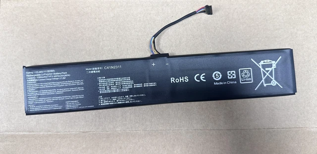 Alt view image 2 of 3 - C41N2311 New OEM Replacement Battery for Asus Rog Ally X RC72LA Ally 2nd Handheld Game player Pc 0B200-04560000