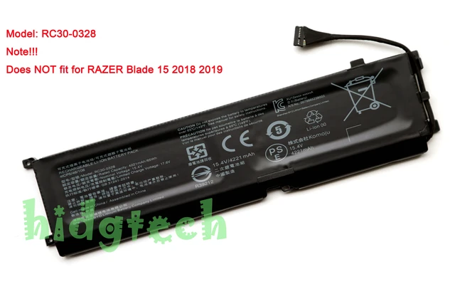 Main image of NEW RC30-0328 RZ09-0328 RZ09-03304x Battery For Razer Blade 15 Base Edition 2020 2021 Series (Does NOT fit for Blade 15 2018 2019)