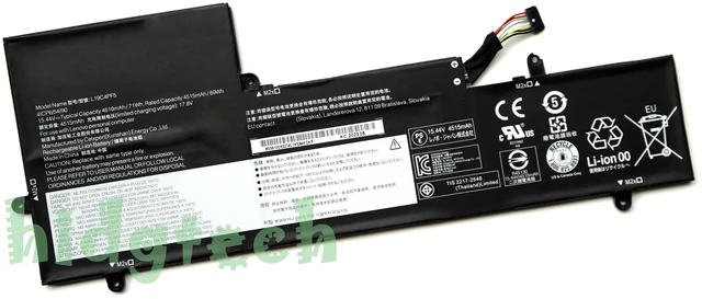 Main image of L19C4PF5L19M4PF5 New Laptop Battery for Lenovo Ideapad Yoga Slim 7-15IIL05 / Yoga Slim 7-15ITL05 / Slim 7-15IIL05 / Slim 7-15ITL05 Series SB10W65293 5B10W65278