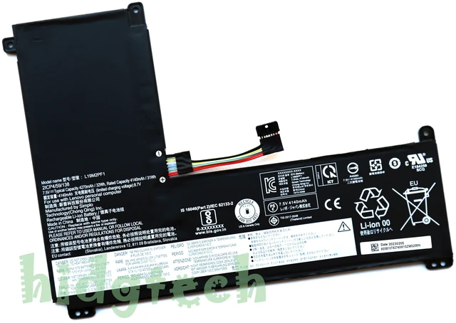 Main image of NEW L19C2PF1 L19L2PF1 L19M2PF1 Laptop Battery For Lenovo IdeaPad 1-11IGL05 1-14IGL05 Series SB10W42960 2ICP4/59/138