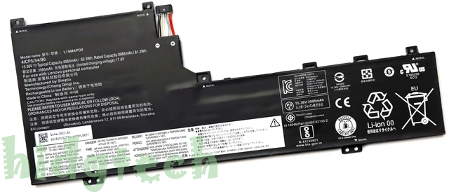 Main image of New L19L4PD2 L19M4PD2 Laptop Battery for Lenovo Yoga S740-14IIL-81RT 81RM 81RS Series 5B10U97772 5B10U97773 SB10W67348 SB10W67352, 4ICP5/55/90