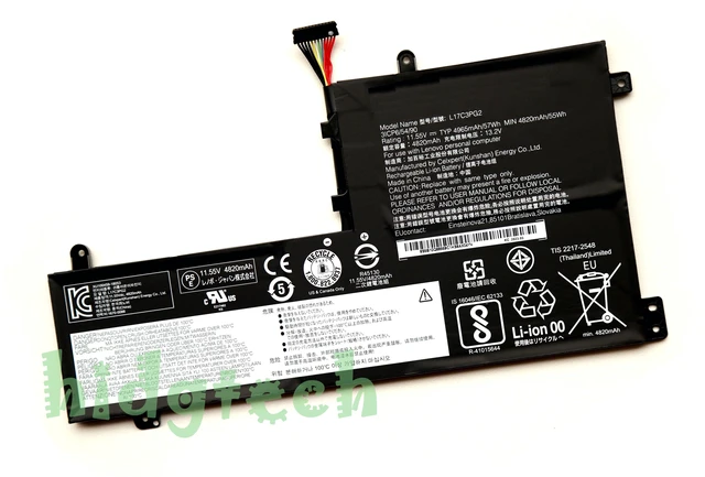 Main image of New L17C3PG2 L17C3PG1 L17M3PG1 L17M3PG3 L17L3PG1 Battery for Lenovolegion Y530 Y730 Y7000 Y530 Y530-15ICH Series 3ICP6/54/90