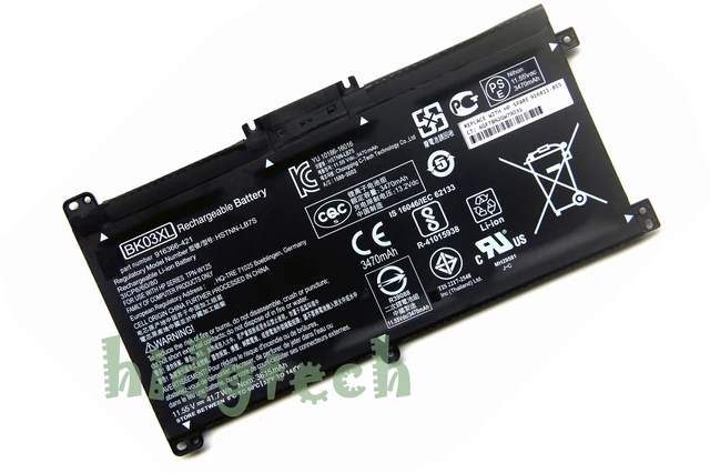 Main image of BK03XL New Laptop Battery for HP Pavilion X360 14-BA 14M-BA Series 14-BA253CL 14M-BA114DX 14M-BA011DX 14-BA1XX 14-BA2XX 14-BA153CL 14-BA125CL 14M-BA013DX 14-BA175NR 14M-BA1XX 14M-BA0XX(11.55V/41.7Wh)