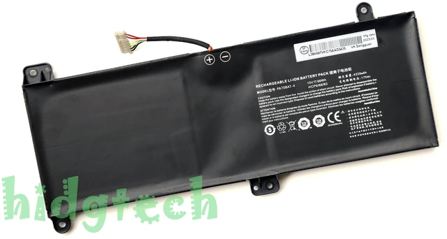 Main image of New PA70BAT-4 Laptop Battery for Clevo PA70HP6-G Hasee G97E KINGBOOK G97E G99E Series 6-87-PA70S-62B01, 6-87-PA70S-41B01, 4ICP6/66/83