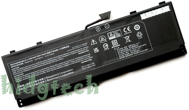 Main image of New PD50BAT-6-80 Battery for Clevo Hyperbook SL505 PD50PNN PD50PNP PD50PNT PD50PNT-ULTRA PD50SND-G PD50SNE-G Prime-SR / SCHENKER XMG Pro 15 E23 Getac System76 Serval WS(serw13) 6-87-PD50S-82B00