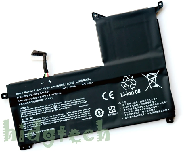 Main image of NP50BAT-4-54 New Laptop Battery for Clevo AT22, NP70, X17 / For JiangXin X17 AT22 / For JiangXin X15 XS22 / For COLORFUL X15 AT / For SCHENKER XMG Focus 16 / For Gigabyte G5 KF KE GE Series