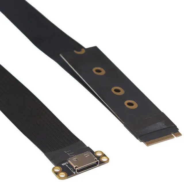 Main image of LetLinkSo M.2 to OCuLink Adapter, PCIe 4.0 x4 to SFF-8612/SFF-8611, 20cm(0.66ft) Flexible Extender, 15cm(0.49ft) Optional, for eGPU, NVMe SSD & PCIe Expansion Cards