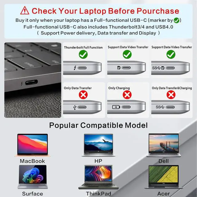Alt view image 6 of 7 - Laptop Docking Station Stand Dual Display 4K HDMI USB3.0 3.5mm Audio Jack 9-IN-1 360° Swivel Laptop Stand for Desk with USB-C Hub Multiport Adapter Universal for MacBook Pro/Air/Dell/HP/Surface/Lenovo