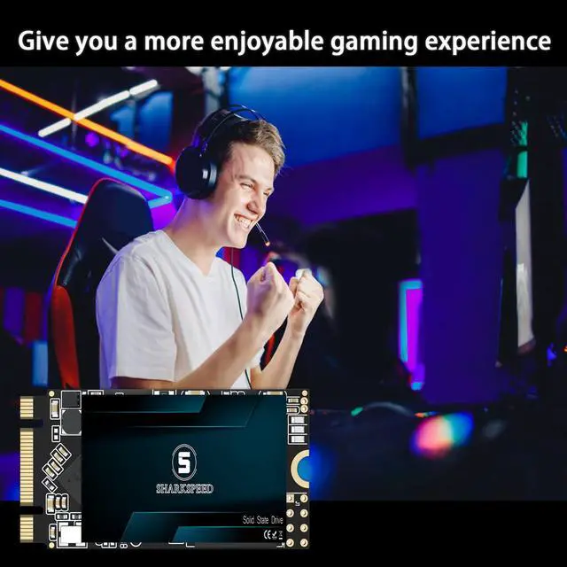 Alt view image 5 of 7 - SSD 256GB M.2 2242 NGFF 42mm B+M Key SATA 3 Internal Solid State Drive for Desktop Laptop