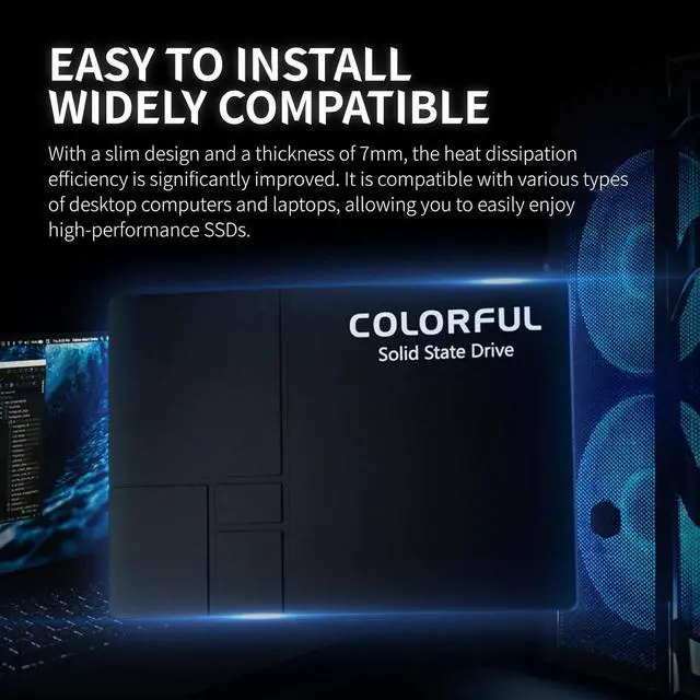 Alt view image 5 of 7 - SSD 240GB,240GB SSD Drive Internal,2.5 SATA III with 3D NAND Flash,Internal Solid State Hard Drives - 520MB/s Read, 500MB/s Write,for Laptop & Desktop PC Upgrade