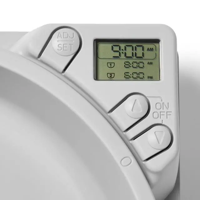 Alt view image 7 of 7 - Automatic 3 Meal Pet Feeder with Digital Timer (366) - for Cats or Small Dogs, for Wet and Dry Pet Food, Meals up to 0.73 lb Each, White