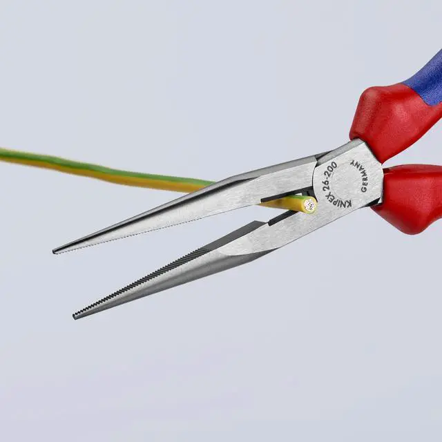 Alt view image 3 of 7 - Tools - Long Nose Pliers With Cutter, Multi-Component (2612200), Multi-Colour, 8 inches